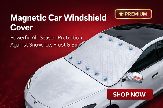 Magnetic Car Windshield Cover – Ultimate All-Season Protection for Snow, Ice & Sun