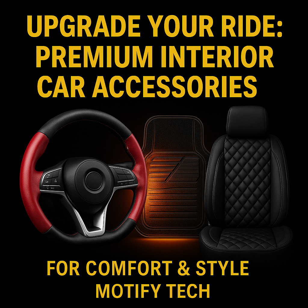 Top Premium Interior Car Accessories in 2025 | Motify Tech