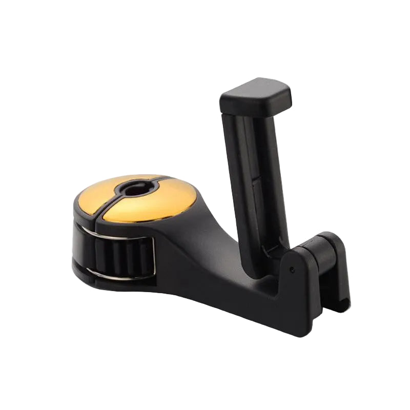 Car Headrest Hook & Phone Holder – Multi-Functional Seat Back Hanger & Mobile Mount for Cars
