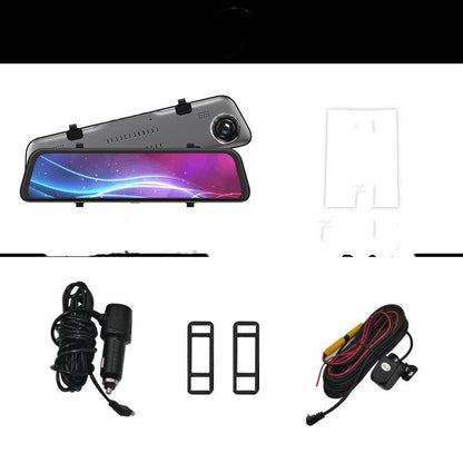 HiSilicon 2K Smart Rearview Mirror Dash Cam — Full Touch Screen Driving Recorder