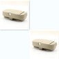 <img src="image_link_here" alt="Car Glasses Case - Durable Eyewear Storage for Car Sun Visor, Beige Color, Compact Size, Fits Sunglasses and Eyeglasses" />