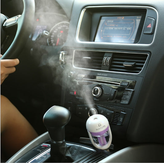 Mini Car Humidifier & Air Purifier – Portable Aromatherapy Freshener