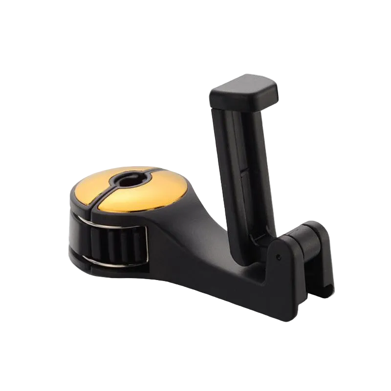Car Headrest Hook & Phone Holder – Multi-Functional Seat Back Hanger & Mobile Mount for Cars