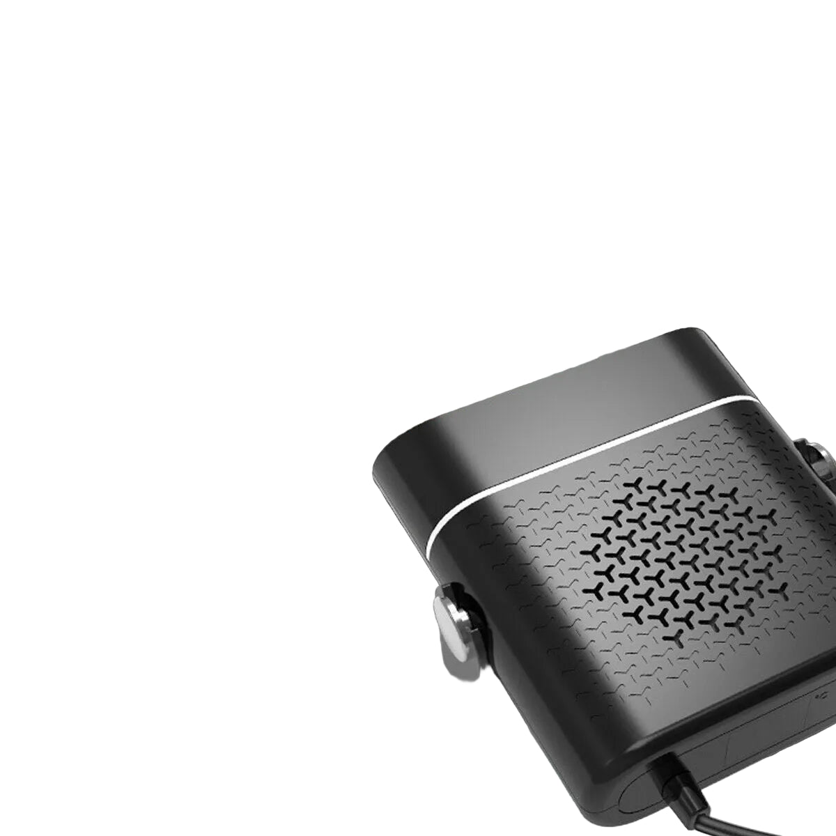 3-in-1 portable car heater and defogger removing windshield fog with fast heating inside a car