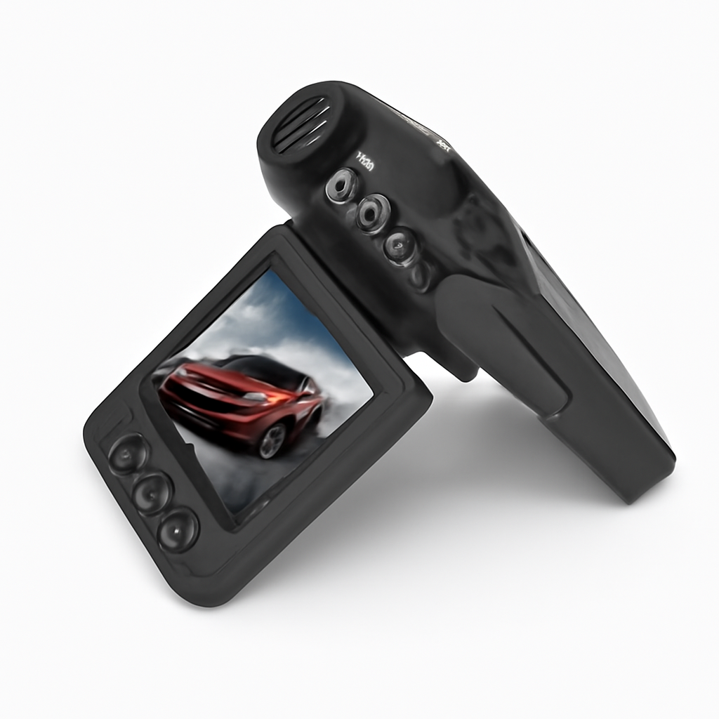 HD Night Vision Dash Camera H198 with rotating screen and infrared LEDs