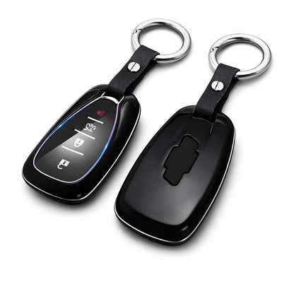 Simple Car Carbon Fiber Key Cover