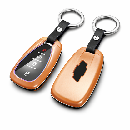 Simple Car Carbon Fiber Key Cover